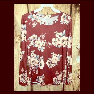 Floral Long Sleeve Top